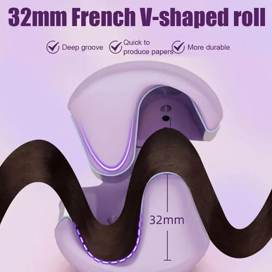 Rizador para pelo en forma de ondas de agua
