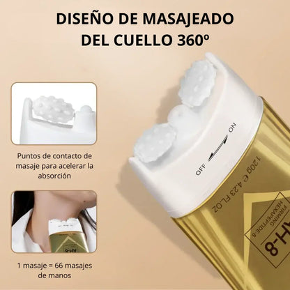 MASAJEADOR/Antiarrugas Rodillo 3D Integrado - Específico para cuello y rostro
