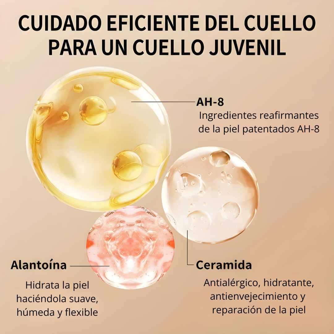 MASAJEADOR/Antiarrugas Rodillo 3D Integrado - Específico para cuello y rostro